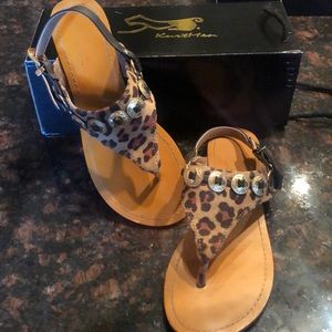 Leopard sandals